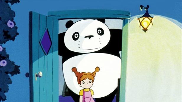 Das Cover des Films „Die Abenteuer des kleinen Panda“ von Hayao Miyazaki und Isao Takahata.