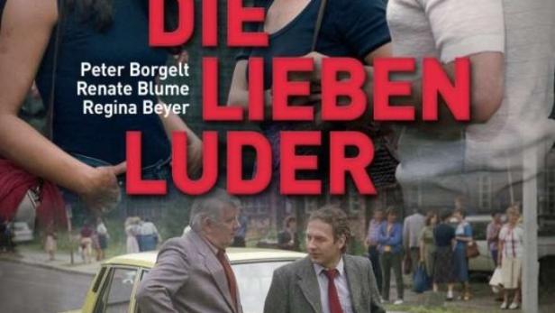 Das Cover des DDR-Krimis „Die lieben Luder“ mit Peter Borgelt, Renate Blume und Regina Beyer.