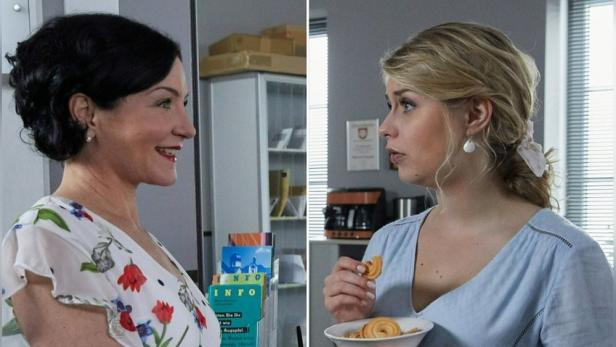 Marisa Burger und Sarah Thonig in Serien-Szenen