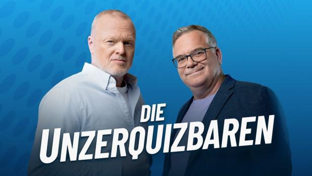 Stefan Raab und Elton stehen nebeneinander