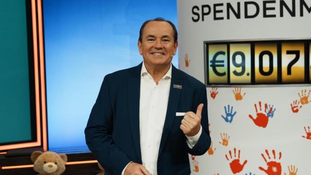 Moderator Wolfram Kons beim RTL-Spendenmarathon