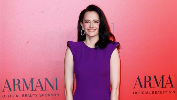 Porträtfoto von Eva Green bei Pressetermin