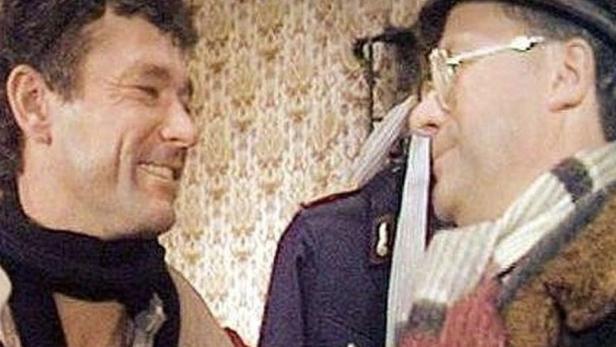 Zwei Nikoläuse unterwegs