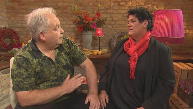 Bäuerin Simone und ihr möglcher Partner Frank