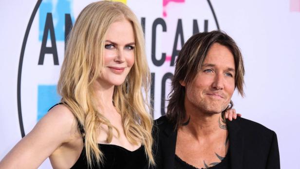 Paar Kidman/Urban bei einem Pressetermin