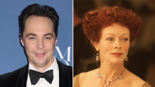 Porträtfoto von Jim Parsons und Frances Fisher in Filmrolle