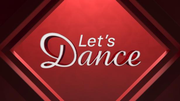 "Let’s Dance"-Schriftzug auf rotem Hintergrund
