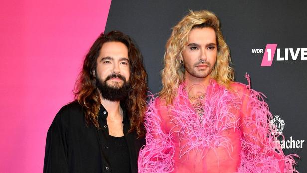 Tom und Bill Kaulitz bei Pressetermin