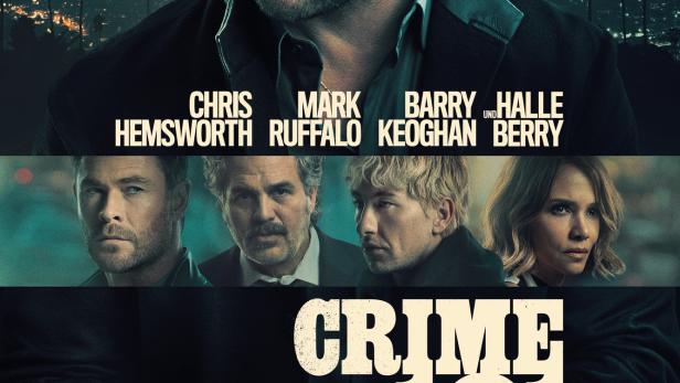 Chrims Hemsworts und andere Stars auf dem Filmplakat zum Krimi