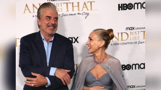 Chris Noth und Sarah Jessica Parker bei einem Pressetermin