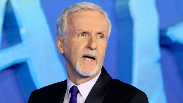James Cameron bei einem Pressetermin