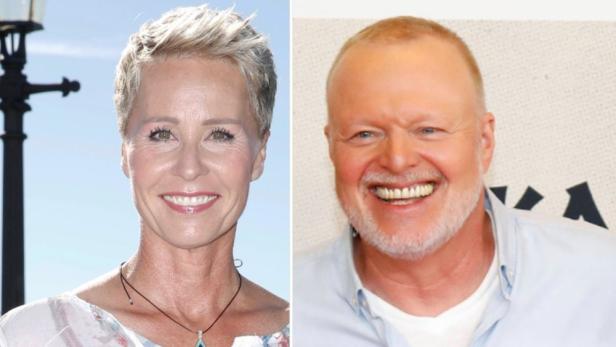 Porträtfotos von Sonja Zietlow und Stefan Raab