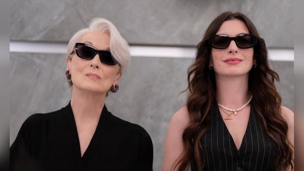 Meryl Streep als Miranda Priestly und Anne Hathaway als ihre Ex-Assistentin Andrea "Andy" Sachs