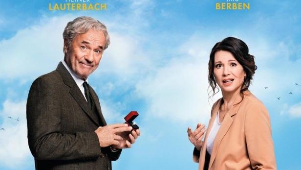 Lauterbach und Berben stehen einander auf Filmplakat gegenüber