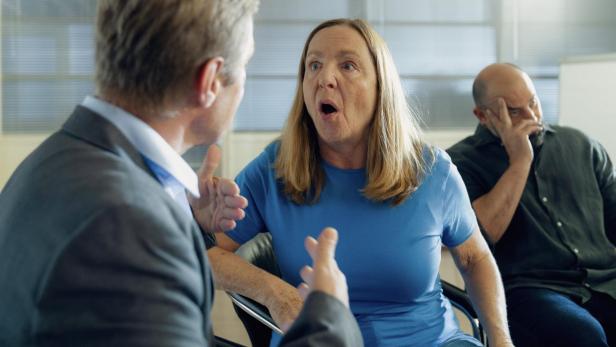 Susi Stach in ihrer Serienrolle als Gerti B.