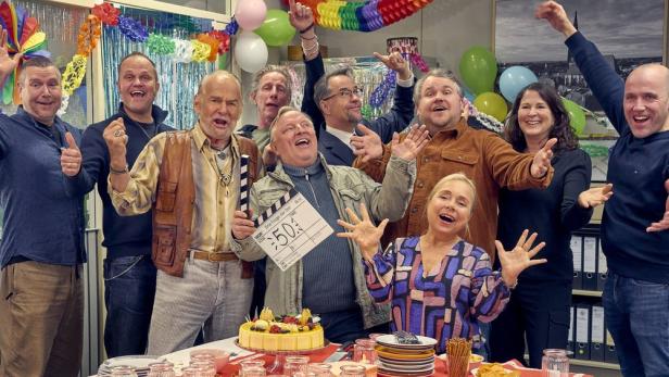 Tatort-Münster-Team in Partylaune