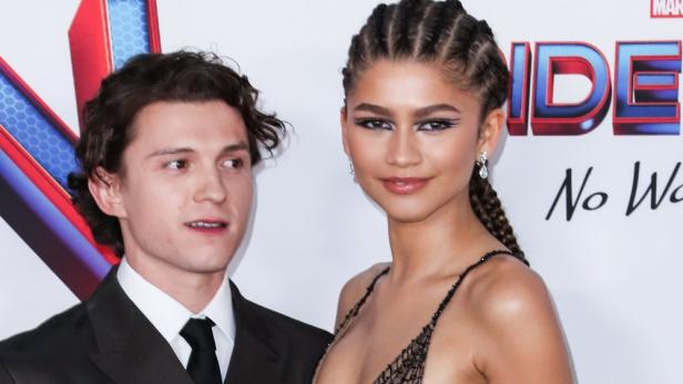 Tom Holland und Zendaya bei Spider-Man-Pressetermin