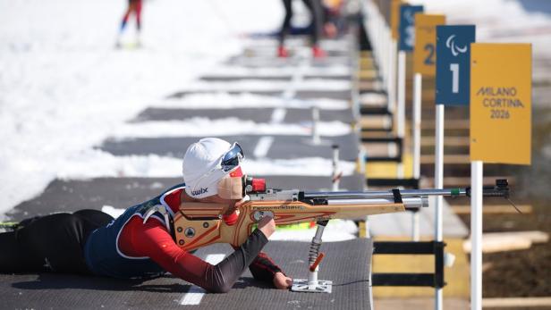 Schütze bei der Winterolympiade