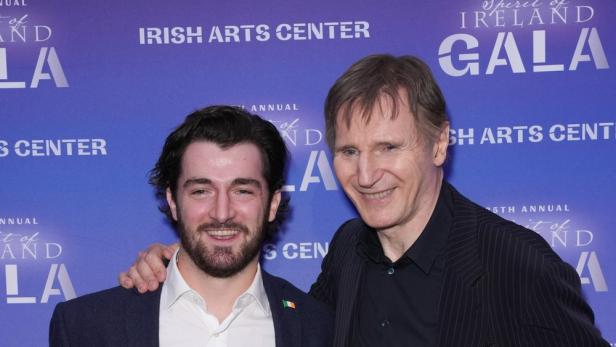 Presstermin mit Liam Neeson und Sohn Daniel