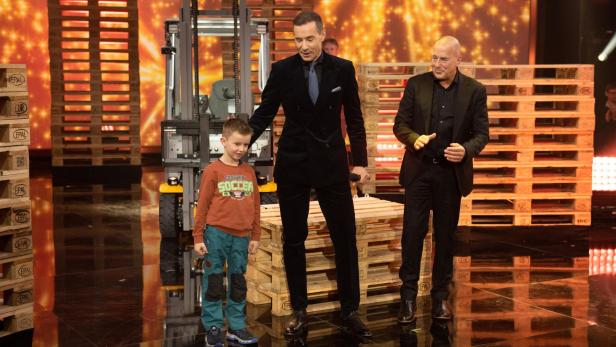 Kai Pflaume, Heino Ferch und der 7jährige Tim