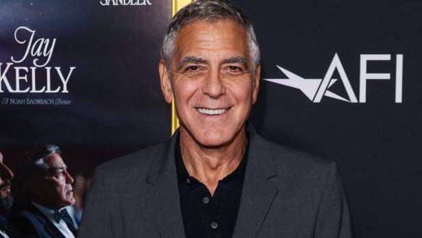 Porträtfoto von George Clooney 