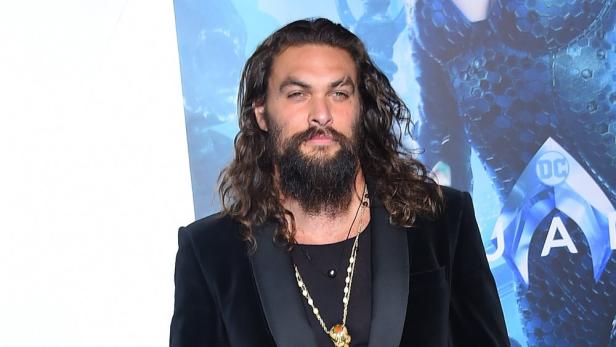 Jason Momoa bei Pressetermin zu "Aquaman"