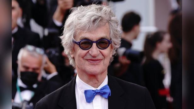 Wim Wenders bei Pressetermin