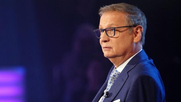 Günther Jauch im TV-Studio