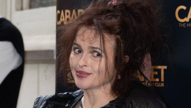 Helena Bonham Carter bei Pressetermin