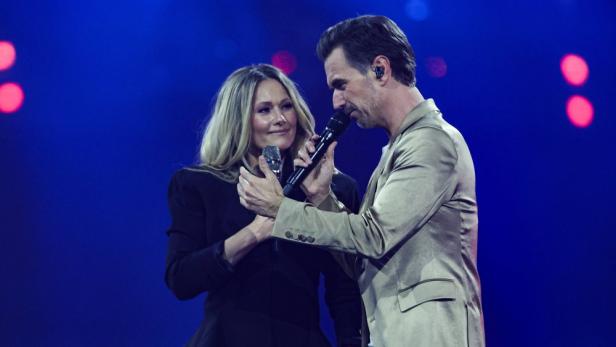 Helene Fischer und Silbereisen bei den "Schlagerchampions"