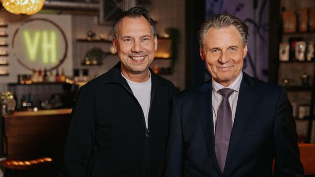 Porträtfoto von Sebastian Fitzek und Wolfgang Bahro