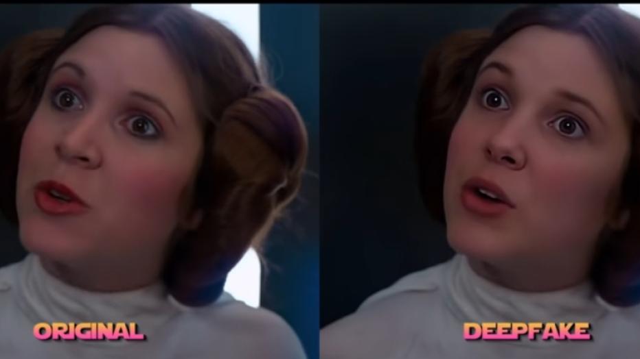 DeepfakeVideo Millie Bobby Brown wird zu Prinzessin Leia