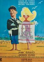 Der Gendarm von St. Tropez (1964), Kinoplakat Louis de Funes