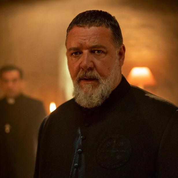 Russell Crowe als Pater Gabriel Amorth in „The Pope's Exorcist“.