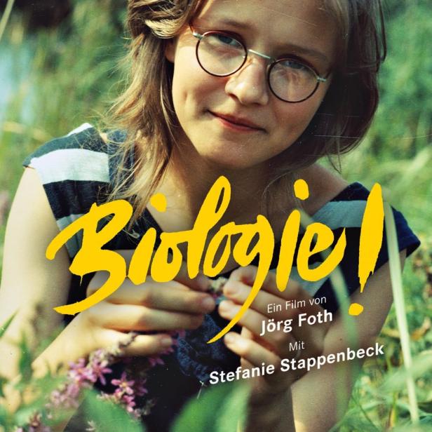 Das Filmplakat für „Biologie!“ mit Stefanie Stappenbeck in der Hauptrolle.