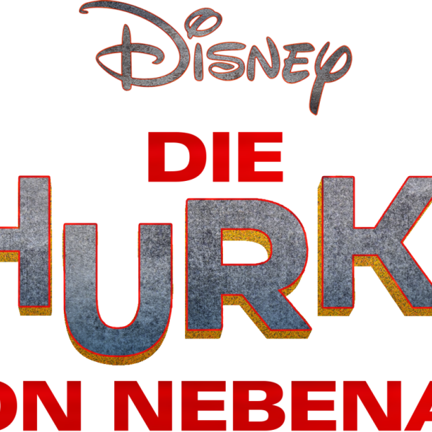 Das Logo des Disney-Films „Die Schurken von Nebenan“.