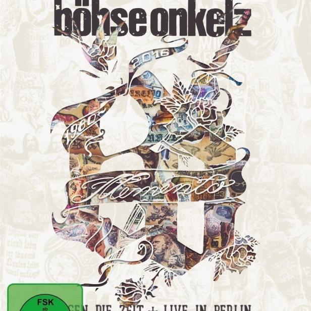 Cover des Albums „Memento – Gegen die Zeit + Live in Berlin“ der Band Böhse Onkelz.