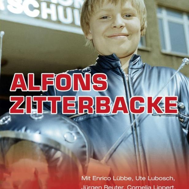 Das Cover der DVD „Alfons Zitterbacke“ mit dem jungen Hauptdarsteller.