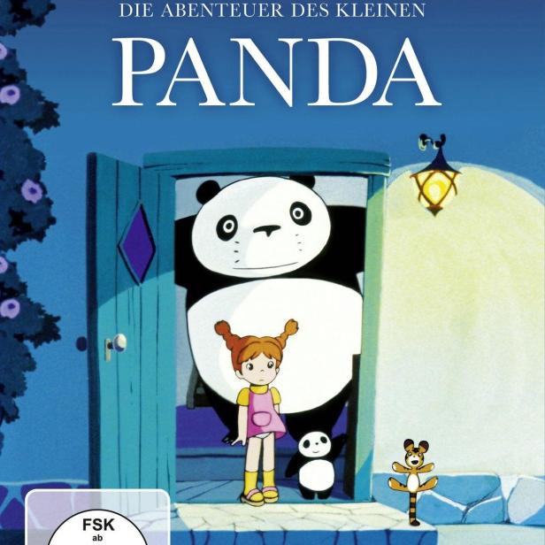 Das Cover des Films „Die Abenteuer des kleinen Panda“ von Hayao Miyazaki und Isao Takahata.