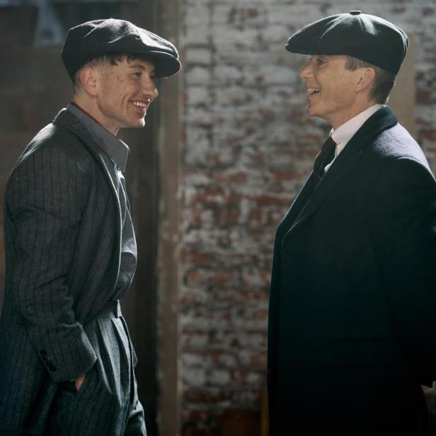 Barry Keoghan  und Cillian Murphy in ihren Peaky Blinders-Rollen