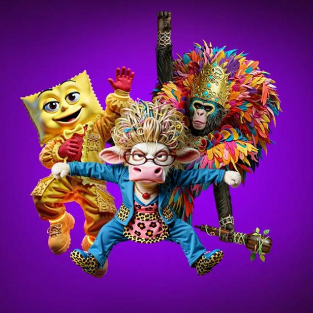 Masked-Singer-Masken: Rave-Ioli, Muuhnika und King