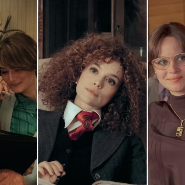 Mitwirkende der Familiensaga "Ku'damm 77" in ihren Rollen