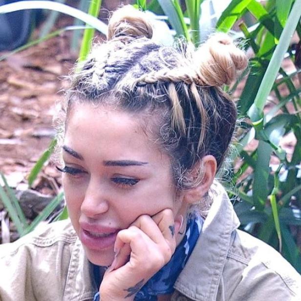 Ariel sitzt im Dschungelcamp-Lager