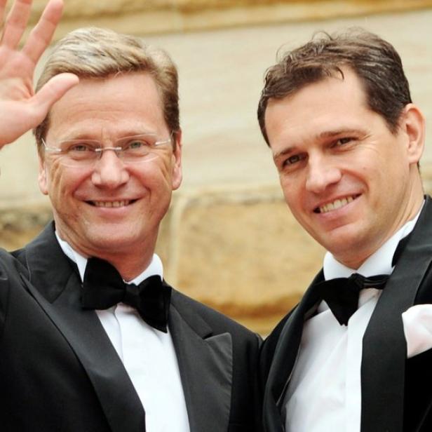 Guido Westerwelle mit Ehemann Michael Mronz im Jahr 2007