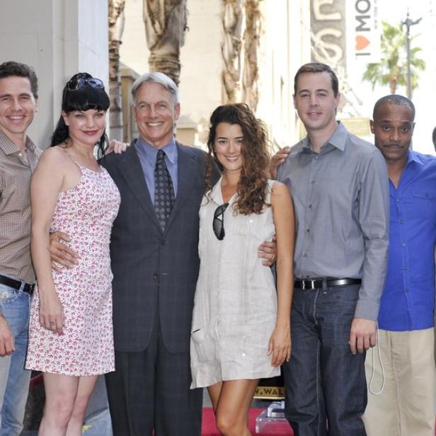 Gruppenbild mit "Navy CIS"-Darstellern