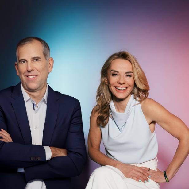 Porträtfoto von Stephan Schmitter und Inga Leschek