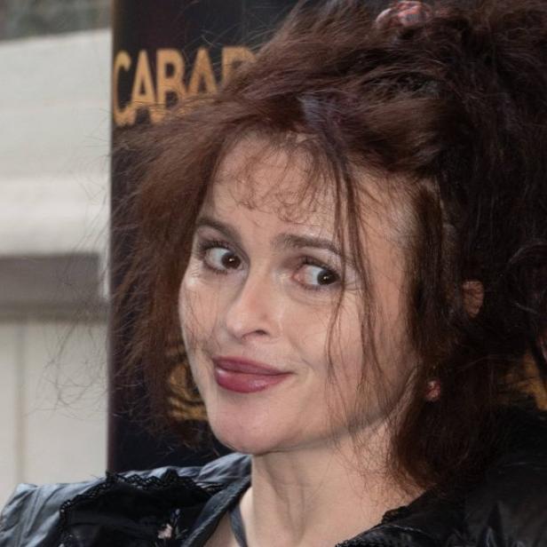 Helena Bonham Carter bei Pressetermin