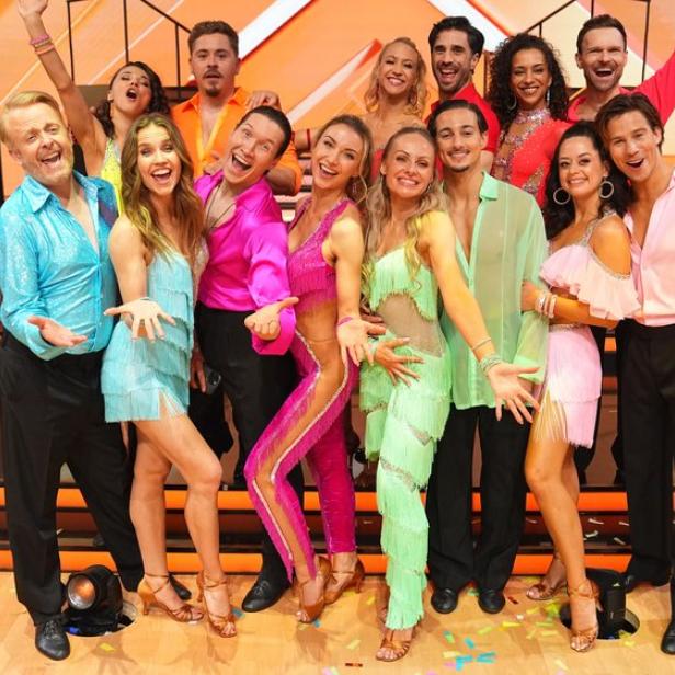 Gruppenbild der "Dancing Star 2026"-Promis