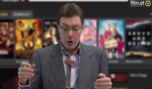 Ein süßer Bestechungsversuch für den Filmschauer mit Samuraischwert.